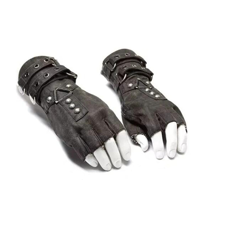 Medieval Steampunk Men's Arm Guard Rivet Belt Buckle Gloves 6ea3c529 5528 4679 a70e a13eab97616d