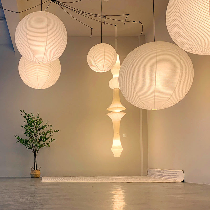 White Paper Lantern Shade In Bedroom And Living Room 6ec1b922 9328 4aa8 85c4 f599843f6549