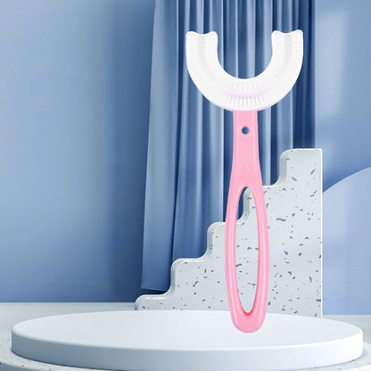 Children's U-shaped Food Grade Soft Rubber Toothbrush 6ec532e9 8f09 4f43 9c3f 067c2e78574e