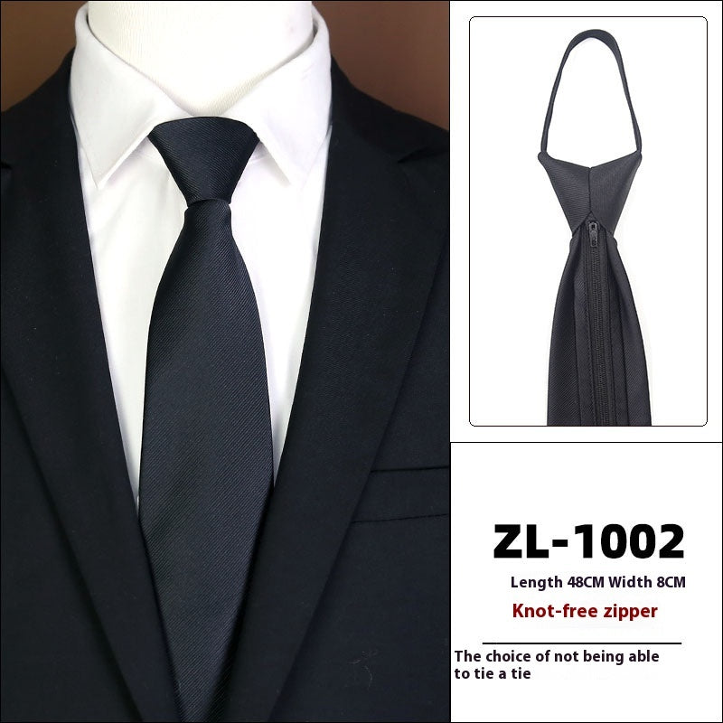 Men's Formal Wear Business Zipper Tie-free 6ed9e60d 7f17 49b0 a69a be8a5e19a401 trans