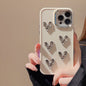 Pleated Metallic Electroplating Heart Mobile Phone Shell 6ee44cf9 8ec0 433f 9877 98fcd25cb232
