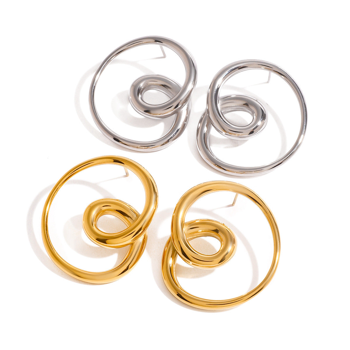 Stainless Steel Rotating Hollow Ear Studs 6eee3b16 8eff 4827 8d44 6a74d43bb5df