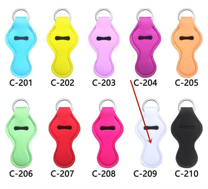 Lipstick Case Keychain Neoprene Lipstick Protective Cover Outdoor Portable Lipstick Pendant Keychain 6f127006 d772 4214 ad61 