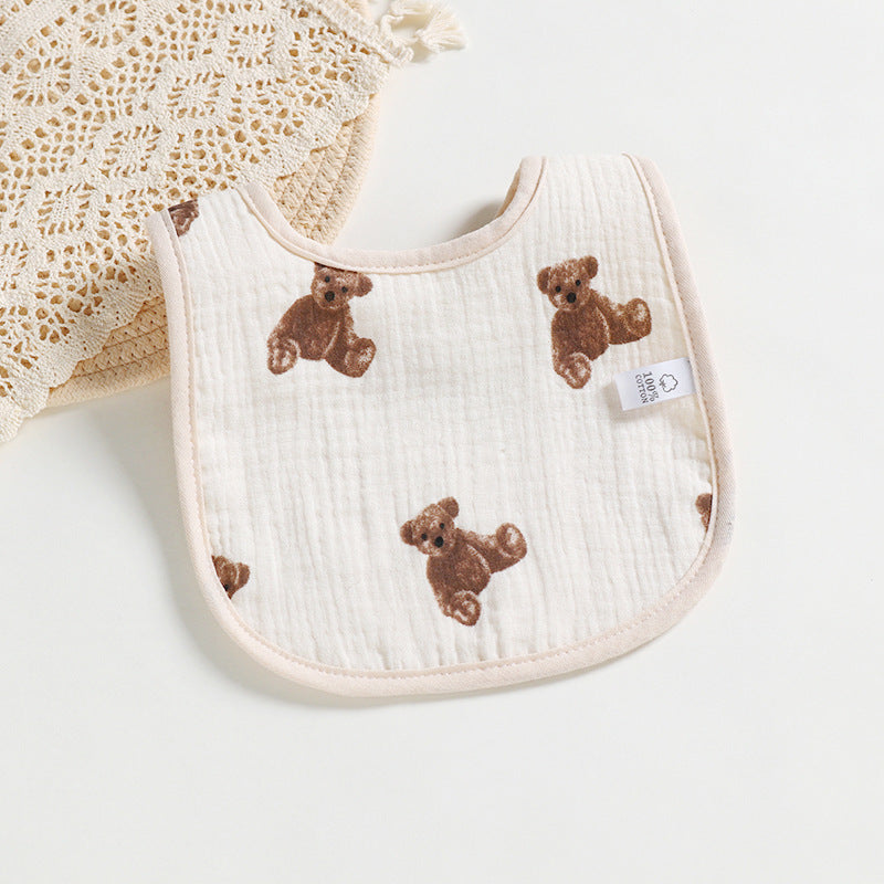 Cotton Gauze U-shaped Bib Baby Saliva Towel 6f20599c c146 4bc7 8376 56cffa5779ad