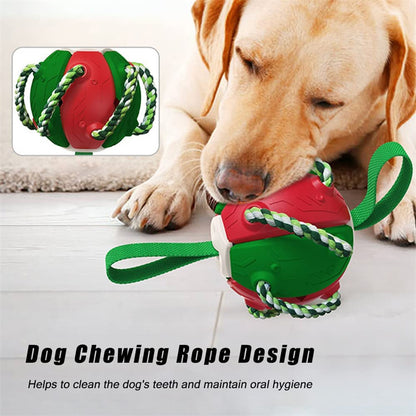 Interactive Dog Football Soccer Ball With Tabs Inflated Training Toy Outdoor Border Collie Balls Pet Products 6f28592d 66b0 4