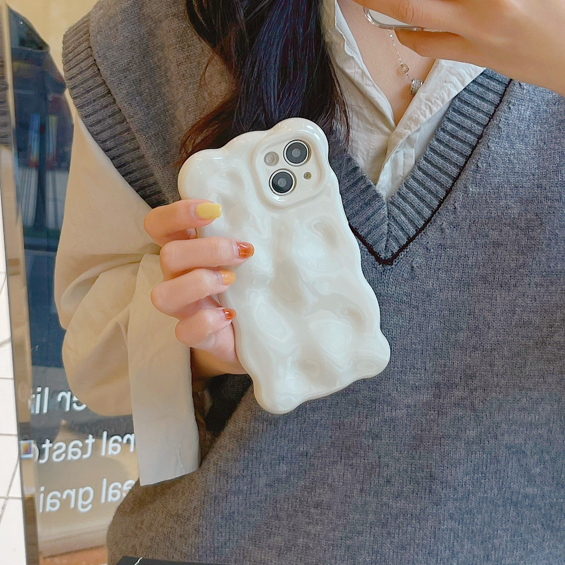New Irregular Meteorite Pattern Phone Case Solid Color 6f2cabbd 25f0 468f a716 0feb1f2eb140