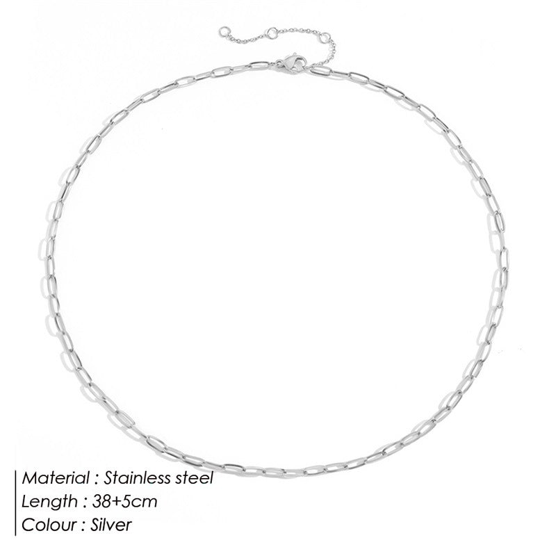 Nadia Paperclip Chain Necklace 6f30c44b 347a 4bc6 b79f 4fae3da1bc6c