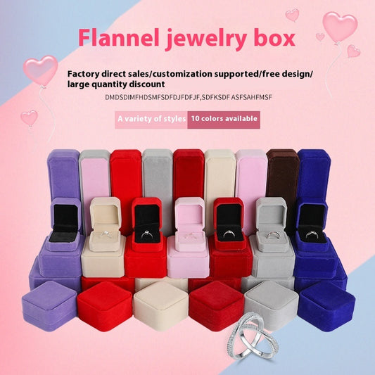Jewellery Box Bracelet Ring Flannel Storage 6f4a9310 a85e 43ae 8fd7 f1bbf4fd170c trans