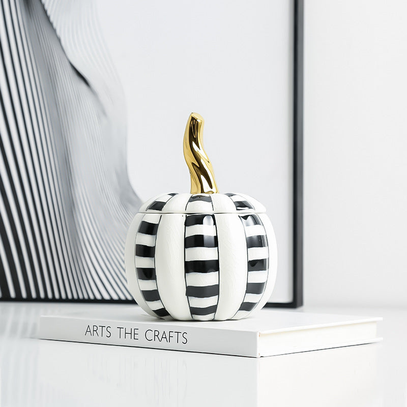 Hand Painted Ceramic Pumpkin Decorative Jar Sample Room Decoration 6f5358ff c155 4d97 86c2 11777f3fbd10