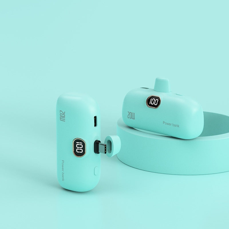 Pocket Wireless Capsule Power Bank Small Portable Power Source Power Bank Mini Fast Charge - 图片 13
