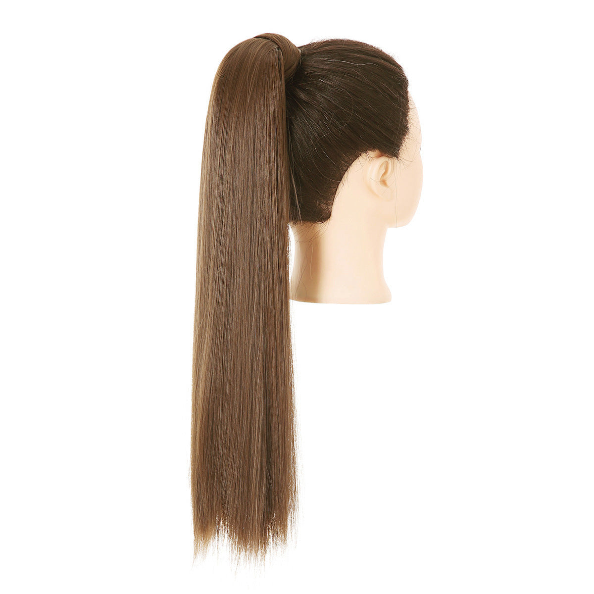 Long Straight Hair Ponytail High Temperature Matte Silk Velcro Winding Wig 6f65be59 64ee 4531 aaa8 06f74d44fb96
