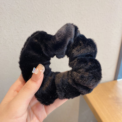 Winter Plush Pork Intestine Hair Ring 6f6d47eb e130 498f ac22 353e117b8d0b