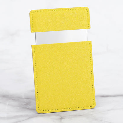Diy Leather Stainless Steel Mirror Drop-resistant Cosmetic Mirror Rectangular 6f7c0049 4b8d 4cf7 a617 66faad65c6d8