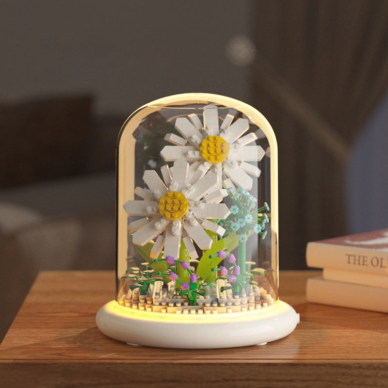 Building Block Flower Eternal Rose Small Particle Building Block Assembly Toy Gift Desktop Decoration 6f7c4903 dab0 4298 8870