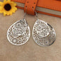 Double-layer Water Drop Hollow Retro All-match Earrings 6f7e6fb5 e9f2 427a 8d20 1e403d59f2aa