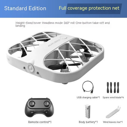 JJRCmini Fixed Height 4K8K HD Aerial Photography Mesh Protective Cover Four-axis Remote Control Toy 6f994391 1774 4ceb a3b5 8