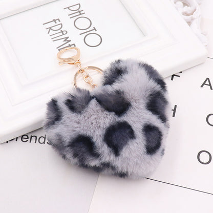 Heart Keychain Fashion Women's Plush