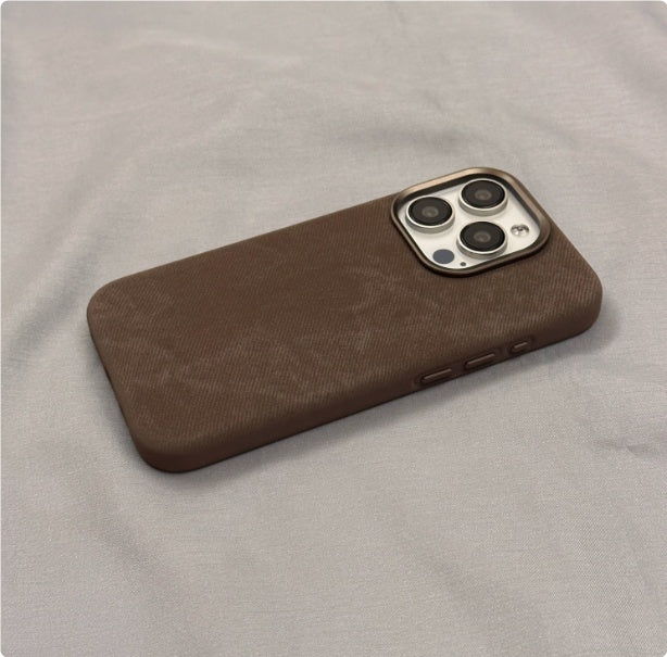 New High-grade Solid Color Suede Phone Case - 图片 5