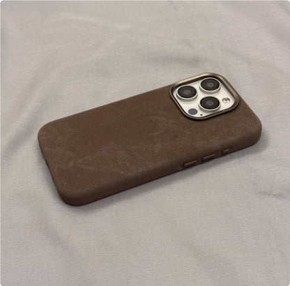 New High-grade Solid Color Suede Phone Case - 图片 5