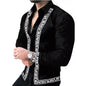 Fashion Men's Printed Middle-aged Long-sleeved Shirt 6fc73af9 e935 4180 a5d1 d0a74374a74a