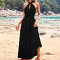 Multiple Wear Multi-rope Cross Strap Backless Sexy Dress