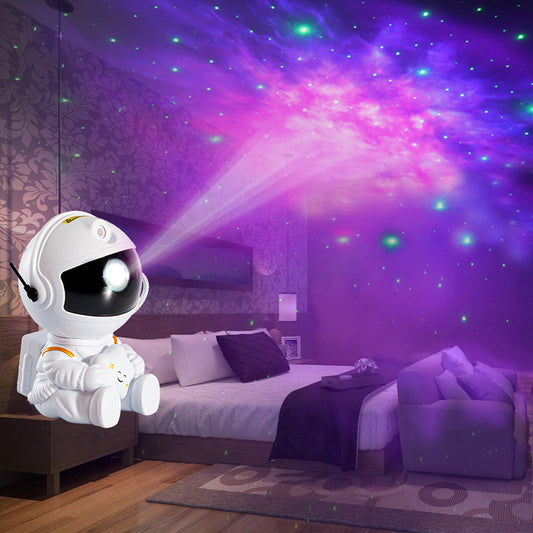 Mini Version Of Astronaut Star Projection Lamp Creative Gift Atmosphere Decorative Lamp Colorful Flowing Starry Night Light 6