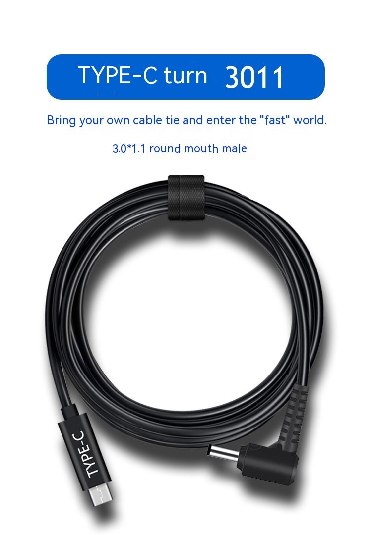 Type-C Male Connector To 3011 Elbow Laptop PD Trap Line USB-C 3A Fast Charge 15 M 6fda86c3 b414 442d 93ee 2975914a4413 trans