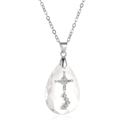 Simple Temperament Wild Drop Pendant Necklace 7009f6db f74c 4b3b 853c 6a5a60a31cef
