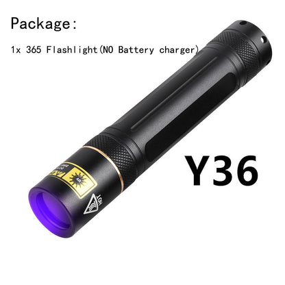Y36 365nm 8006 365nm UV Fluorescent Agent Detection Woods Lamp Flashlight 700aa2d4 c5e4 40ae 9434 cc4d7b37f931