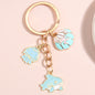 Creative Shell Starfish Mermaid Alloy Drip Keychain Pendant 700d1f32 3e8e 453c 80b5 d70abdbfaf3f