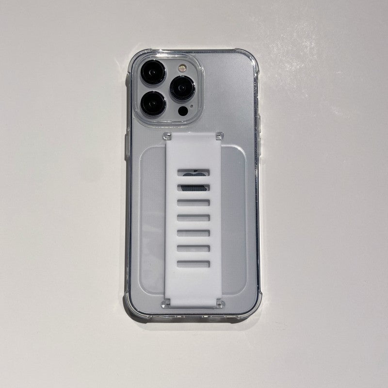 Transparent Case Wrist Strap Bracket Non-slip Phone Case - 图片 7