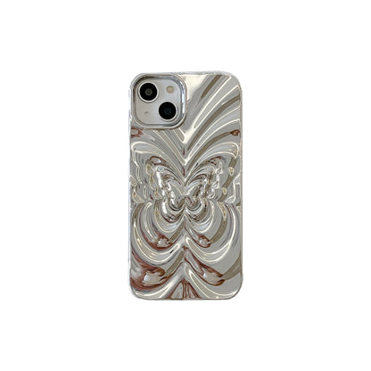 Solid Color Pleated Butterfly Suitable For 14promax Phone Case 7040f7cf 7985 490d 87c8 28ac5d6d4f70