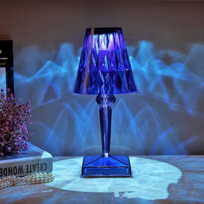 Diamond Crystal Rechargeable Decorative Table Lamp 704448fd 9e70 420e 9343 de3e08dfa202