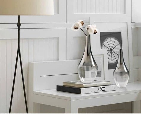Silver Gradient Style Home Decoration Glass Vase 7047064902306