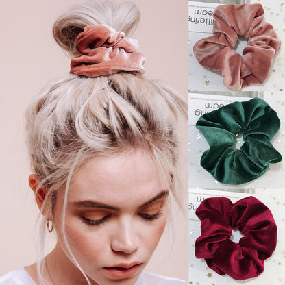 Flannel Hair Tie Hair Rope Amazon Velvet Fashion Ponytail Hair Accessories 70546aa3 35ba 4d98 a7e4 ba79d6f55bb2