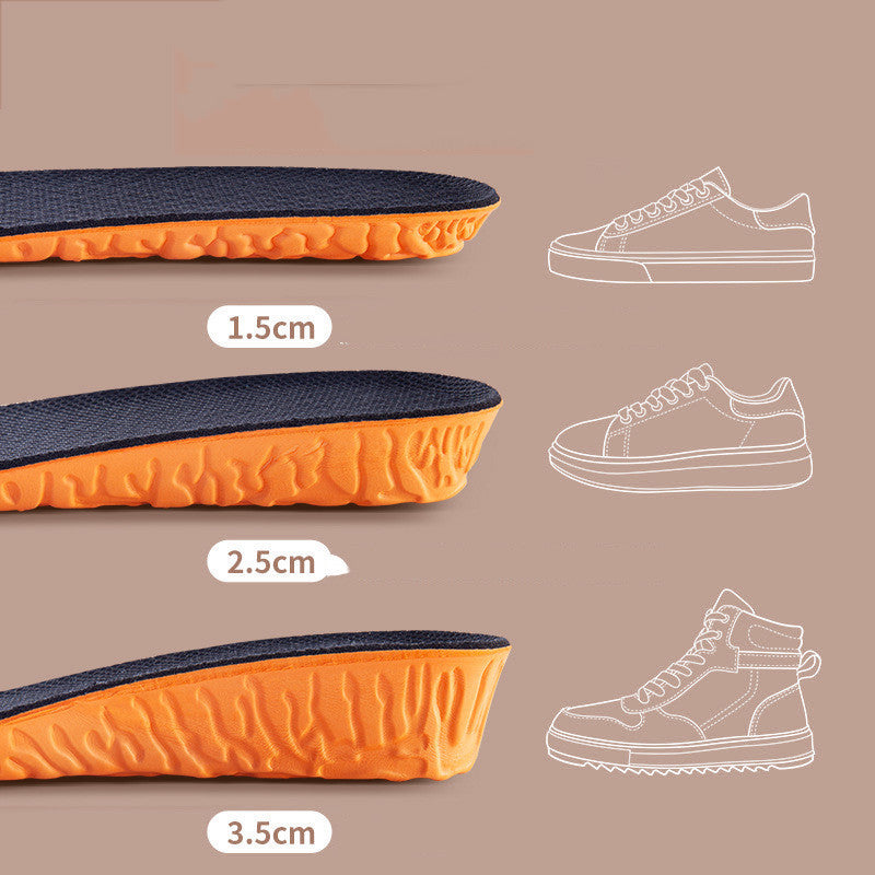 Sweat-absorbent Shock-absorbing Soft Bottom Breathable Sports Height Increasing Insole 705e9a26 f31f 4e9d 84b7 1da774b0b8b5