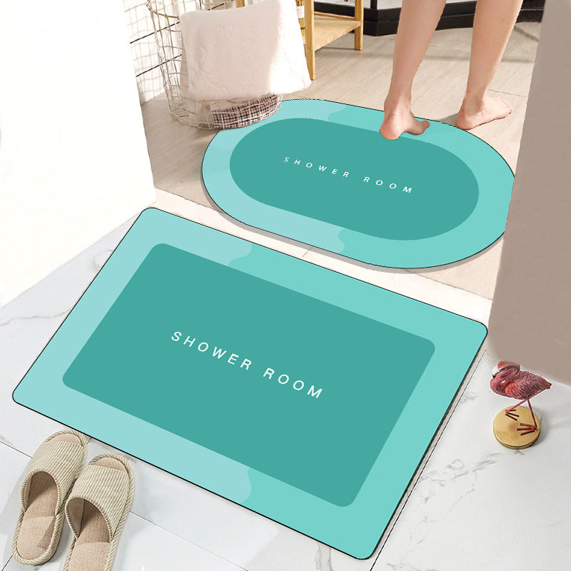 Simple Bathroom Absorbent Non-slip Floor Mat 705f53ab 477f 470b b37c fadf550602e7