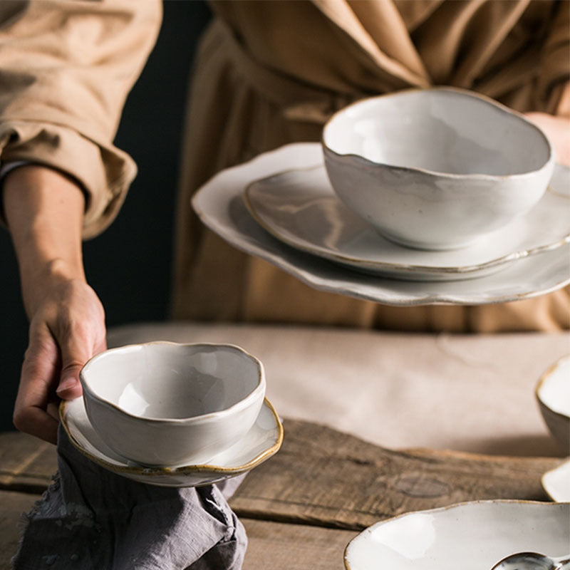 Irregular ceramic tableware 706430201260