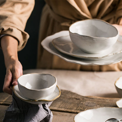 Irregular ceramic tableware 706430201260
