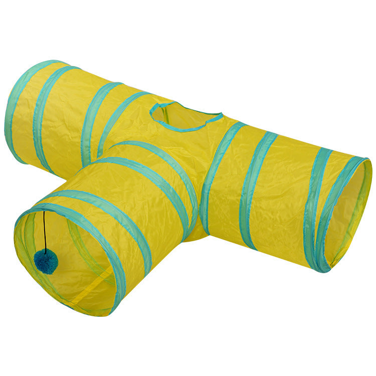 Foldable Pet Tunnel Multi-Channel Cat Dog Tent Indoor 2 3 4 5 Way 706537214081