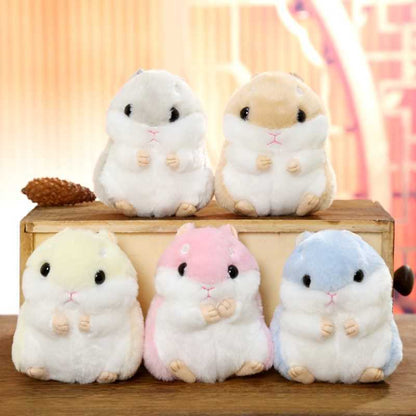 Hamster plush doll keychain 7077340606363