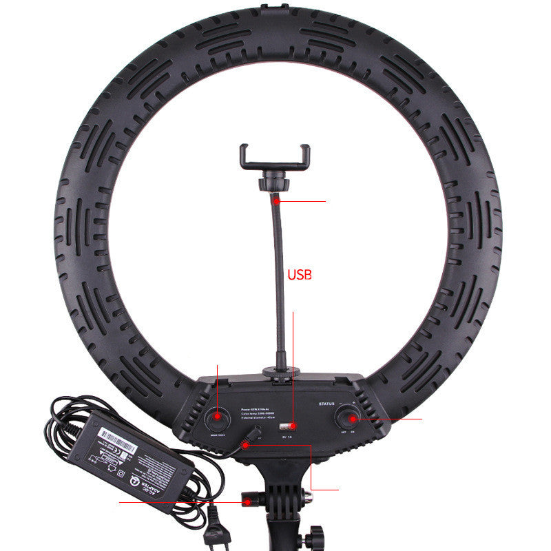 Multi-camera Live Broadcast Ring Light With 16-inch Beautifying Light - 图片 2