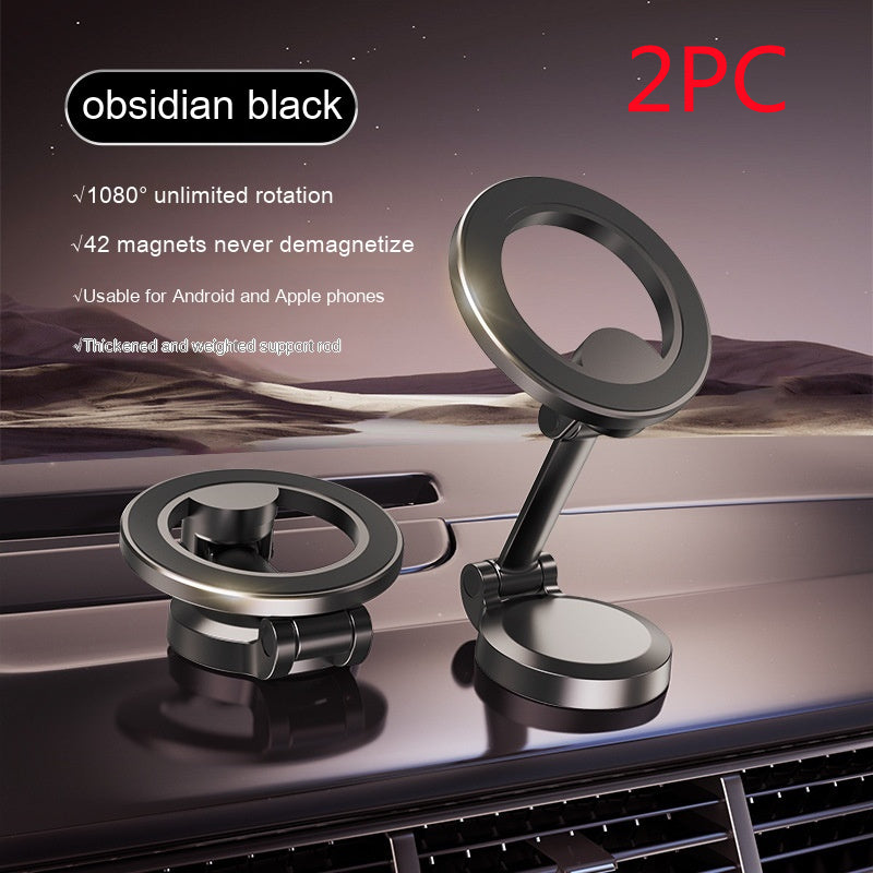 Magnetic Car Phone Mount All-Metal Foldable Phone Holder For Car Strongest Magnet Dashboard Phone Mount For Phone - 图片 10