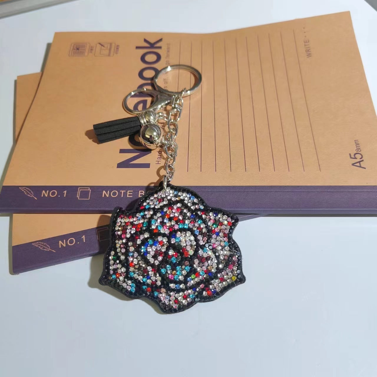 Women's Multi-color Rose Diamond Fashion Keychain 7096e97a a5b8 4bd6 8488 699618562129
