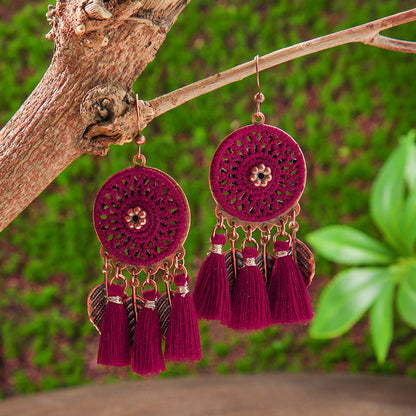 Vintage Bohemian Style Hand-woven Tassel Earrings 70ad2114 3385 4c71 aa74 7fdf998e2bae