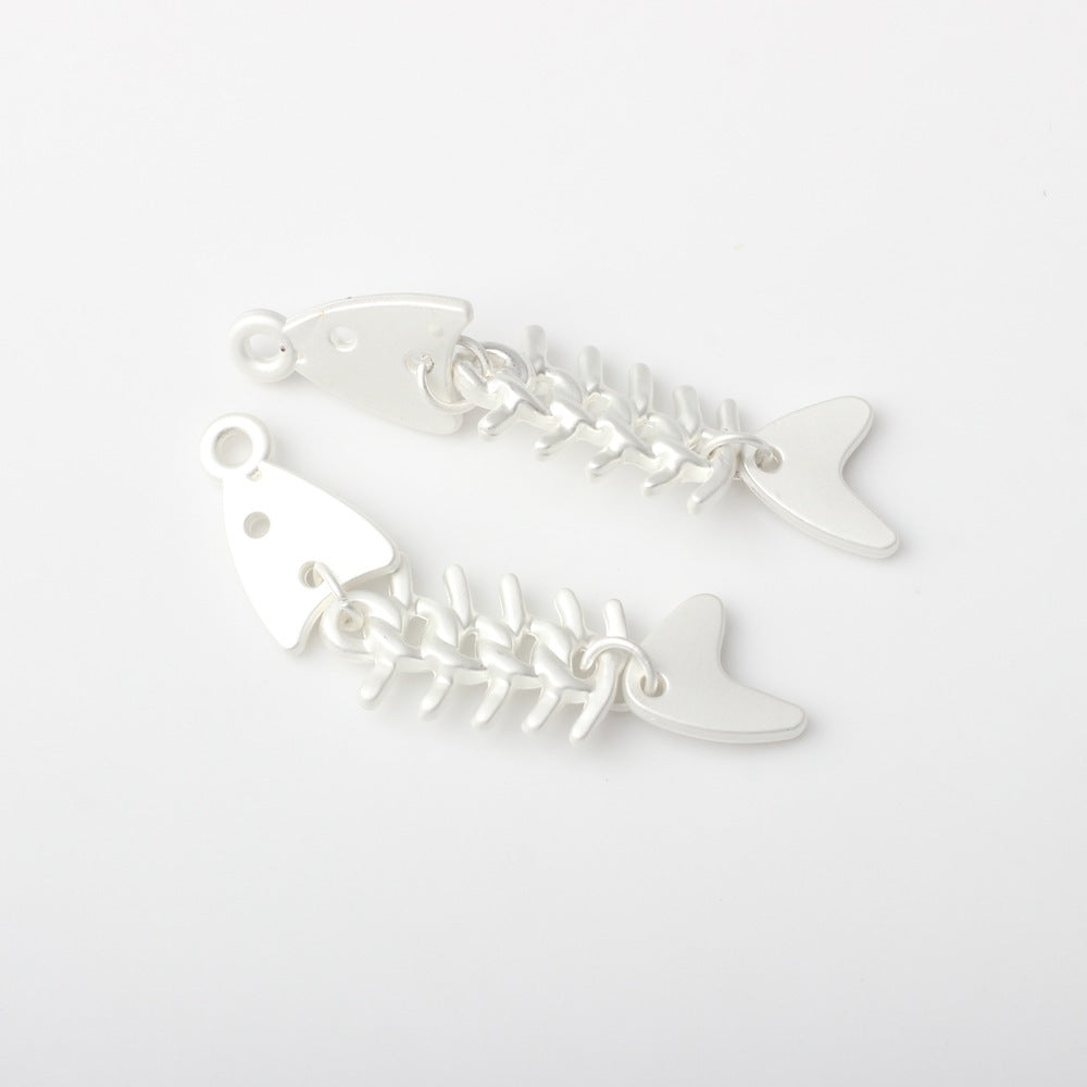 Creative Alloy Fishbone Small Pendant Diy Earrings Necklace Bracelet Jewelry Accessories 70ae5450 607b 4e66 81c6 f6160994c4e0