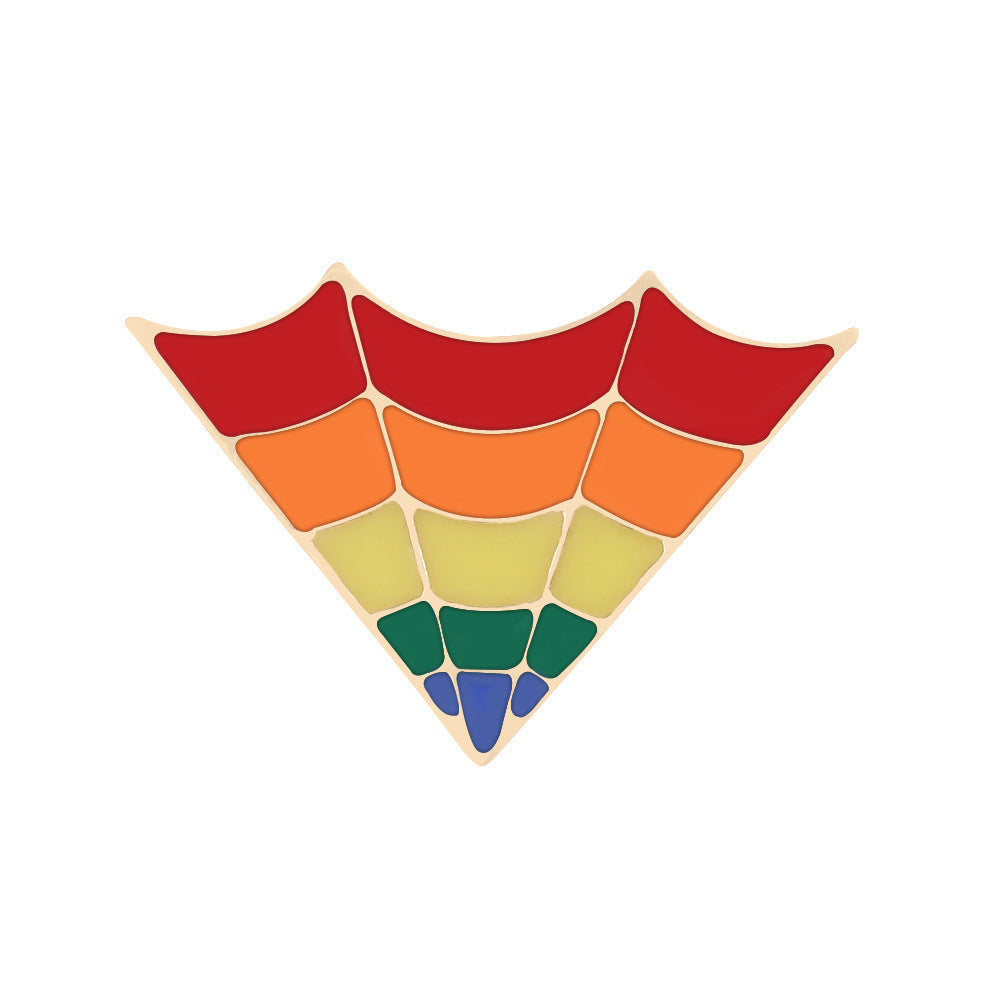 New Creative European And American Six Color Rainbow Brooch 70b2b36c c34a 4fdb 92df c4b27fdf20b6