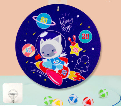 Spot Wholesale Children's Sticky Ball Dart Board Cartoon Fun Dart Board Plus Velvet A Variety Of Creative Cartoon 70bcaac3 c4