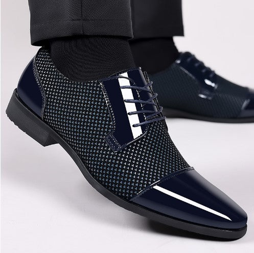 Breathable And Wearable Men's British Korean Pointed Leather Shoes 70c60625 2d68 4ba4 8918 bcd76e9d0170