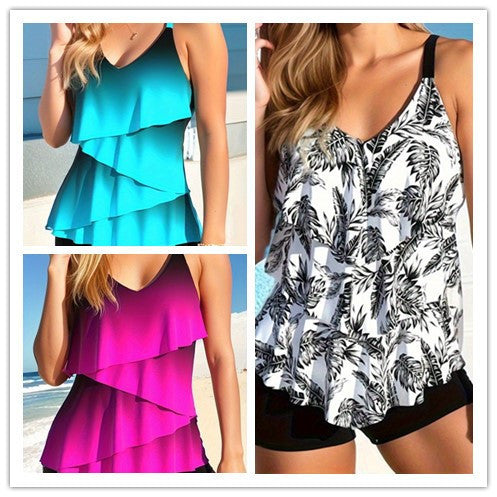 Fashion Women's Split Printed Bikini Swimsuit 70c68947 fd83 44c5 9d24 d37912682dd9